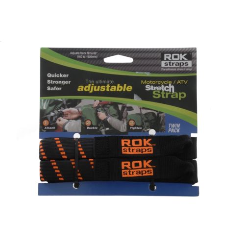 01-055-0413-0 Rokstraps STRAP IT™ Motorbike Adjustable *black-orange*