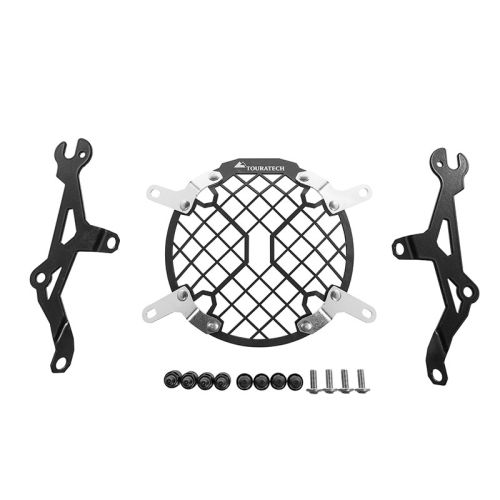 01-624-5095-0 Headlamp guard, aluminium, with quick release fastener for Triumph Scrambler 900 (-2017)*OFFROAD USE ONLY*