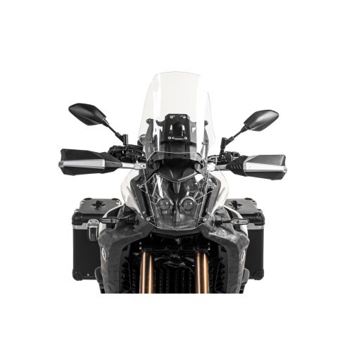 01-632-5091-0 Headlight protector makrolon with quick release fastener for Yamaha Tenere 700 World Raid *OFFROAD USE ONLY*