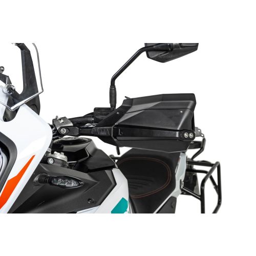 01-372-5661-0 Hand protectors DEFENSA Expedition, black, for KTM, Husqvarna and CFMoto