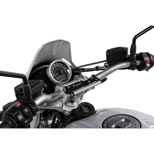 01-065-5411-0 GPS handlebar bracket adapter, adjustable, with M8x30 screws e.g. for Honda, Triumph