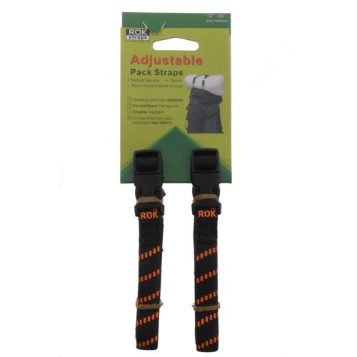 01-055-0422-0 Rokstraps Strap It™ Pack Adjustable *black-orange* 30-106 cm with loops