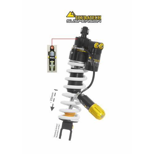 01-401-5871-0 Touratech Suspension lowering shock (-25 mm) for Honda XL 750 Transalp from 2023 Type Extreme