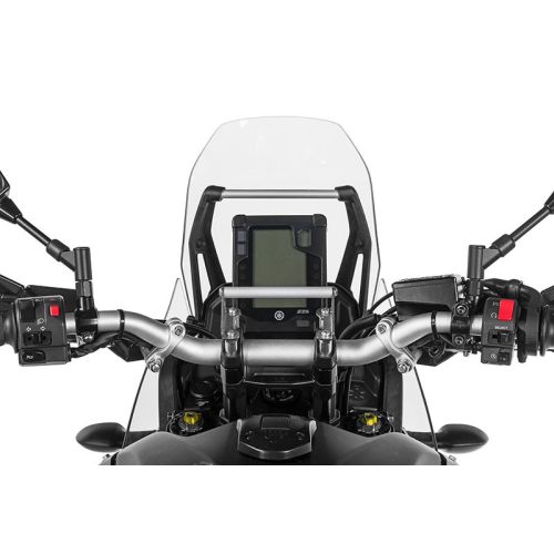 01-632-5411-0 GPS handlebar bracket adapter with screws for handlebar risers 20 mm Yamaha Tenere 700 / World Raid, for navigation systems