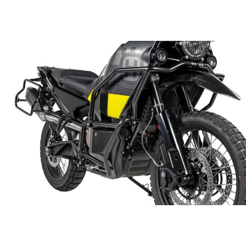 01-414-5163-0 Stainless steel fairing crash bar, black for Husqvarna Norden 901