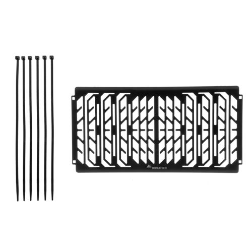 01-408-5015-0 Radiator guard for Kawasaki Versys 650 (2012-2014), aluminum, black