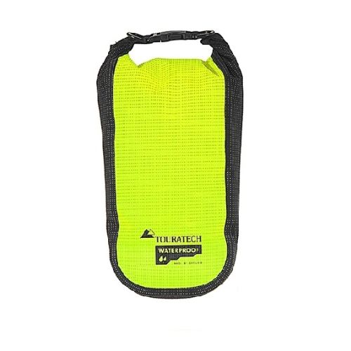 01-055-3143-0 Additional bag High Visibility, size S, 2 litres, yellow/black, by Touratech Waterproof made by ORTLIEB