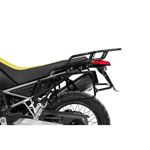 01-415-5560-0 Stainless steel pannier rack, black for Aprilia Tuareg 660
