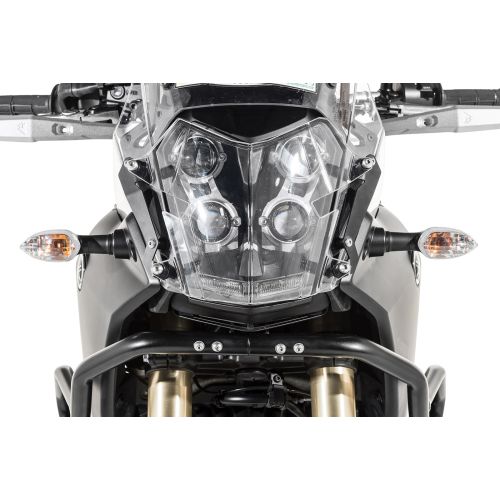 01-632-5090-0 Headlight protector makrolon with quick release fastener for Yamaha Tenere 700 (-2024) *OFFROAD USE ONLY*