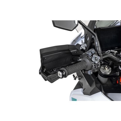 01-372-5661-0 Hand protectors DEFENSA Expedition, black, for KTM, Husqvarna and CFMoto