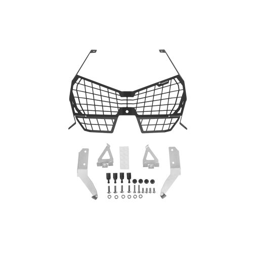 01-403-5095-0 Headlight protector black with quick release fastener for Honda CRF1100L Adventure Sports (-2023) 