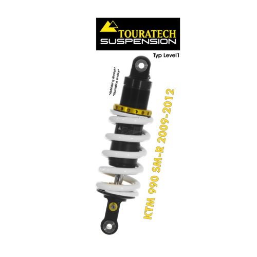 01-058-0045-0 Touratech Suspension shock absorber for KTM 990 SM-R (2009-2012) type Level1