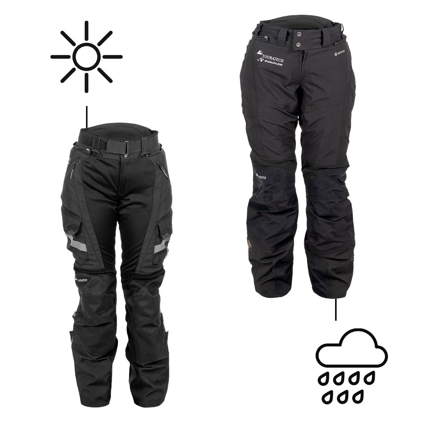 Trousers Motorcycle clothing Riding gear Touratech: Online