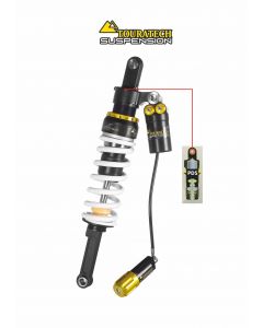 Touratech Suspension shock absorber for BMW R100GS/PD & R80GS from 1988 type Extreme