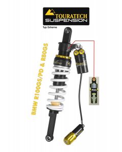 Touratech Suspension shock absorber for BMW R100GS/PD & R80GS from 1988 type Extreme