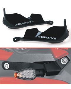 Hand protectors for Ducati Multistrada 1200 up to 2014 *black* for original handlebar – supplied with LED indicator set