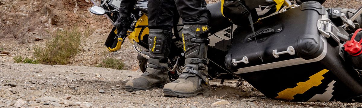 Touratech motorcycle boots are the first choice for adventure and tour riders.